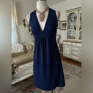 Susanna Monaco almost new navy blue sleeveless dress size M